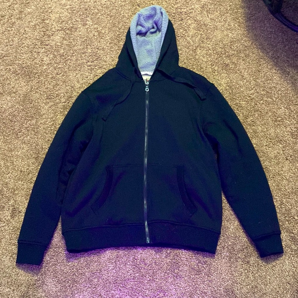 Heavy black zip up
